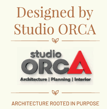Designed by Studio ORCA — Architecture, Planning and Interior